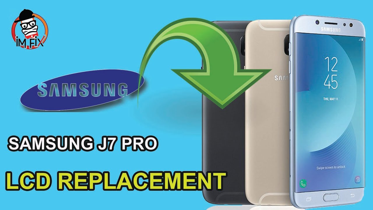 Samsung Galaxy j7 pro (J730F) Замена экрана.Замена дисплея