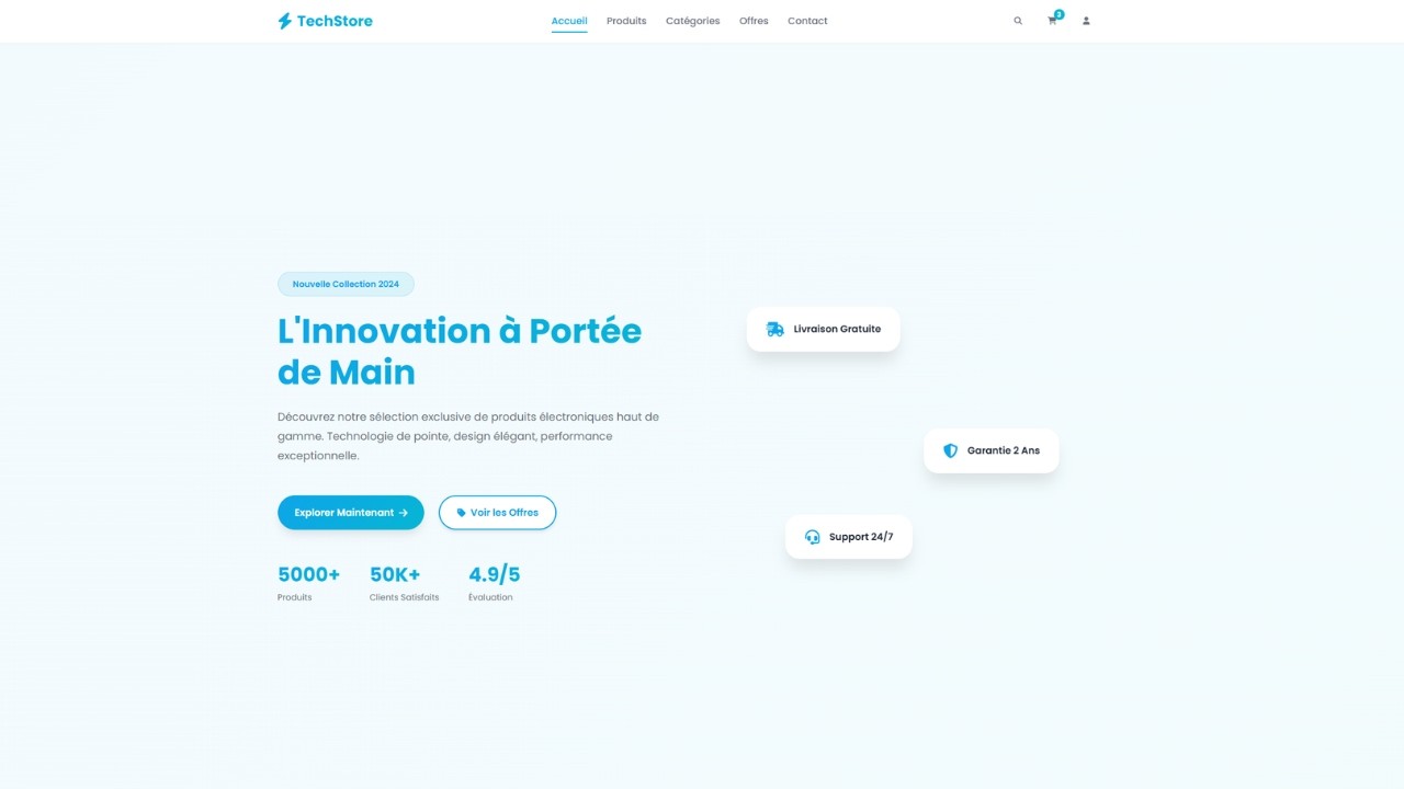 Créer un Landing Page Tech Moderne : Tutoriel Design & UI de A à Z