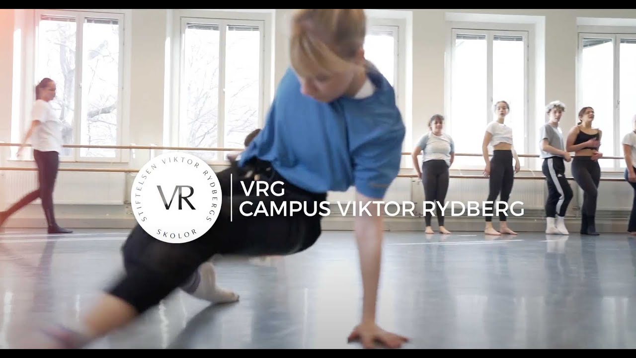Dansinriktningen på estetiska programmet Campus Viktor Rydberg