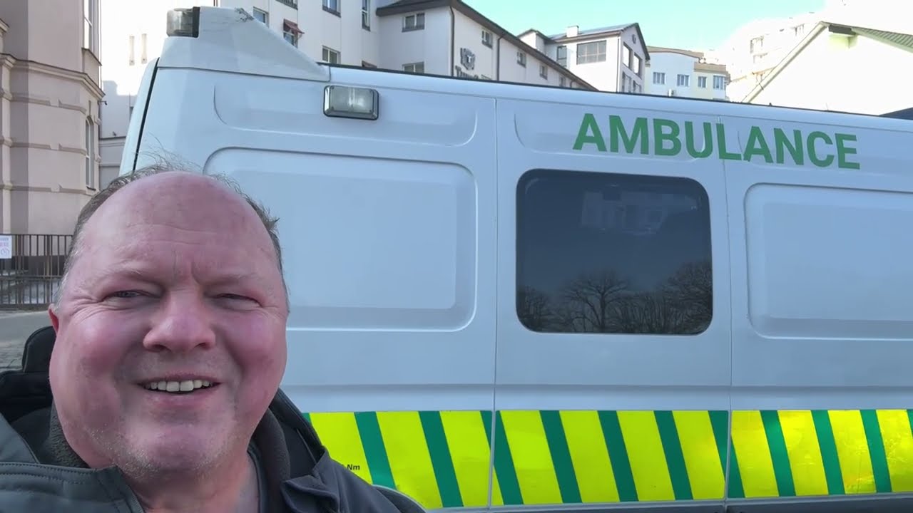 Russian drone hunting ambulance, aftermath, ambulance convoy