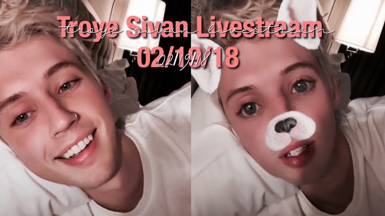 Troye Sivan Instagram Livestream - 02/19/18