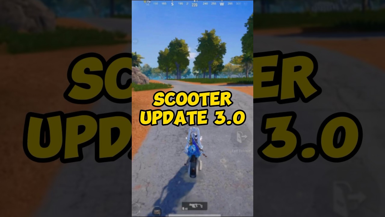 PUBG Mobile Update 3.0 Scooter in Erangel #pubgmobile #pubgupdate #pubgmnewupdate