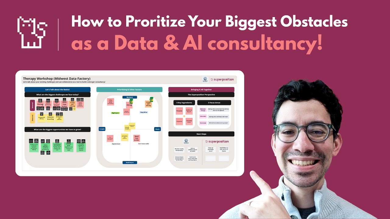How I Help Data/AI Consultancy Founders Prioritize their Biggest Obstacles (w/ Midwest Data Factory)