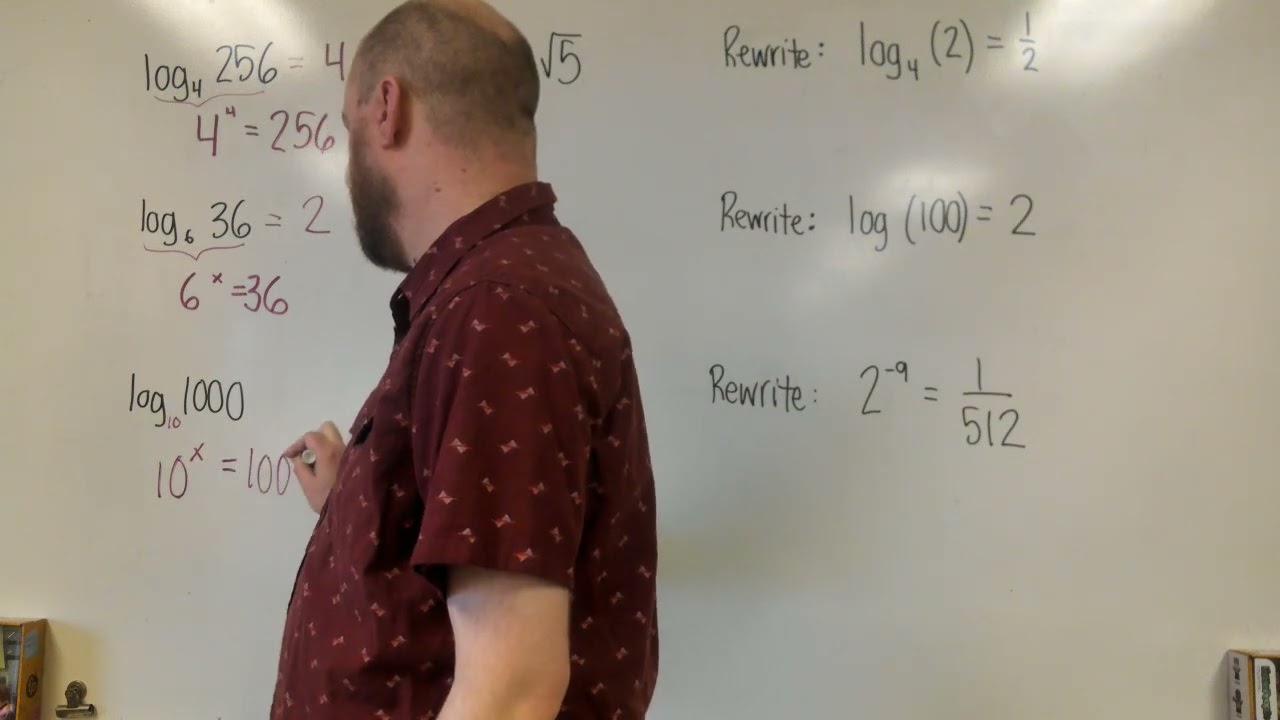 Logs, Exponents, e, ln