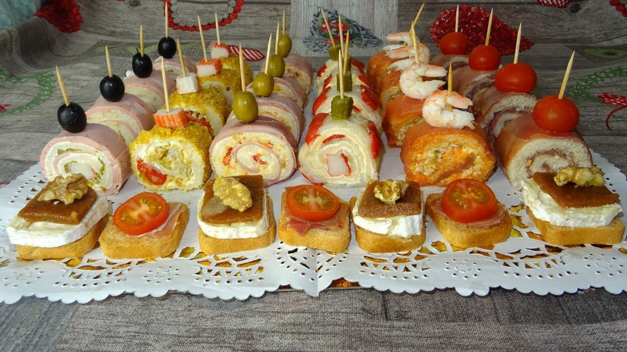 CANAPÉS VARIADOS Y ORIGINALES | RECETA FÁCIL PARA NAVIDAD | PARTE 2