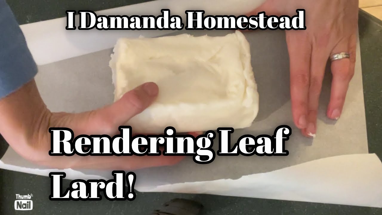 Leaf Lard? How to Render and Use It. So Good!