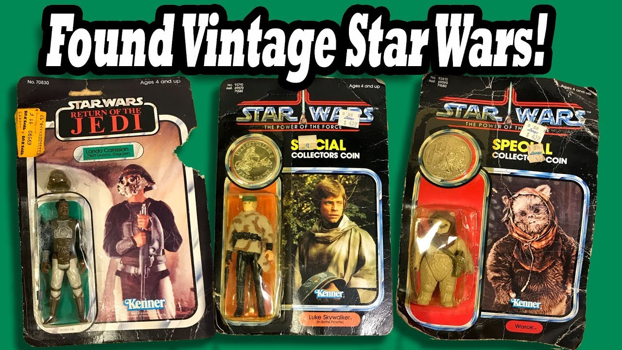 FOUND VINTAGE STAR WARS and other toys in a locker I bought at the abandoned storage auction