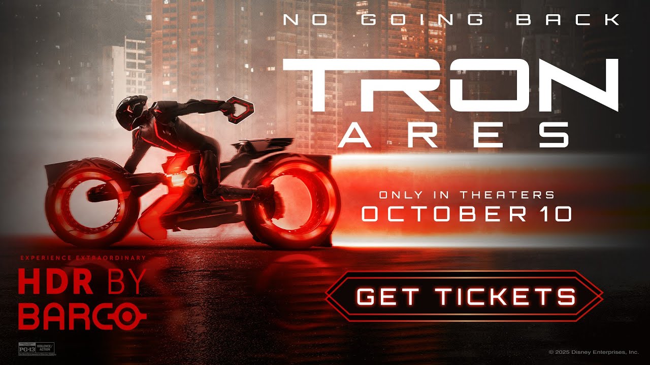 See Tron: Ares in HDR by Barco!