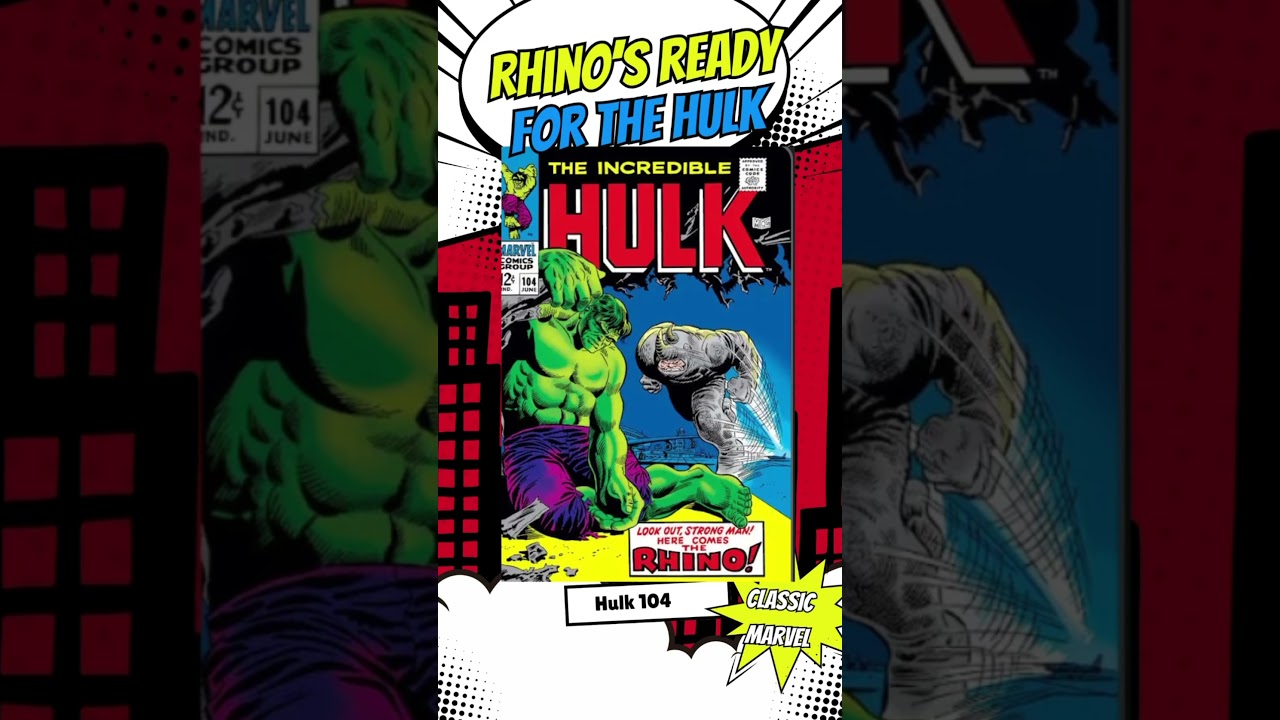 The Hulk vs. Rhino: Epic Cover Art That Hides a Game-Changing Twist!