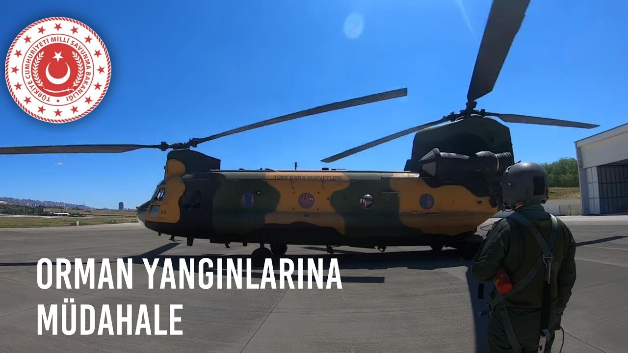 Kara Havacılık Komutanlığı Uçuş Ekibimizin Orman Yangınlarına Karşı Mücadelesini İzleyelim