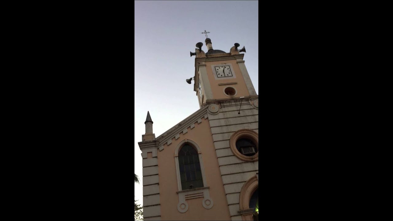Ave Maria torre da igreja matriz de Nova Europa SP