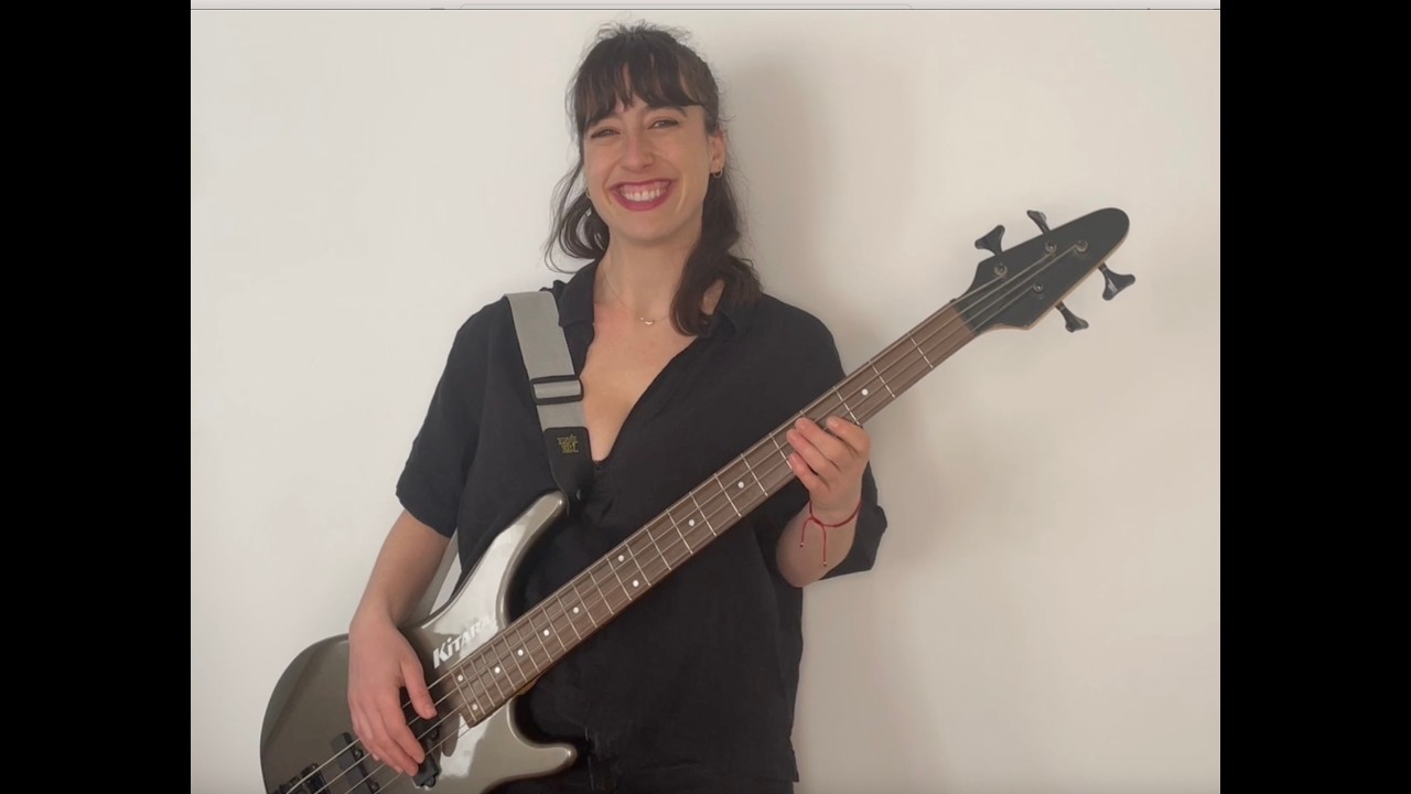 Ivy Learns  Electric Bass! Practice #2