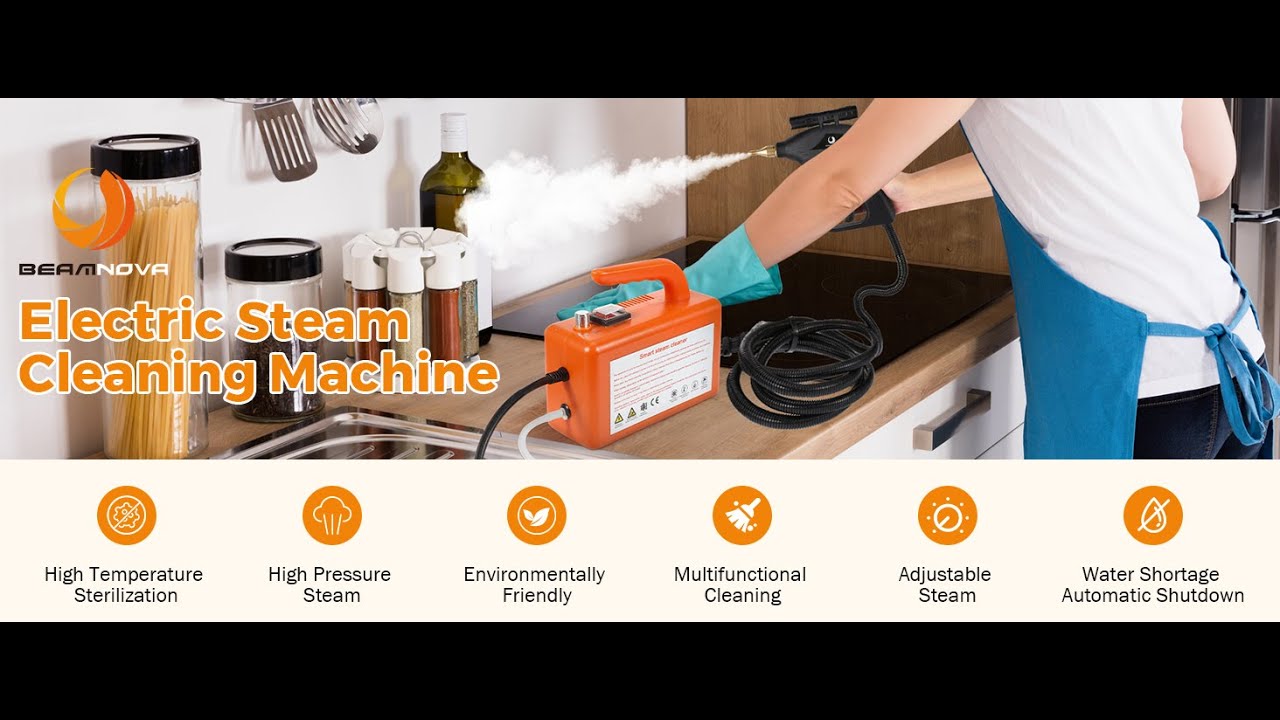 BEAMNOVA Steam Cleaner Cleaning Car Steamer for Auto Detailing Portable High Pressure Steam Machine
