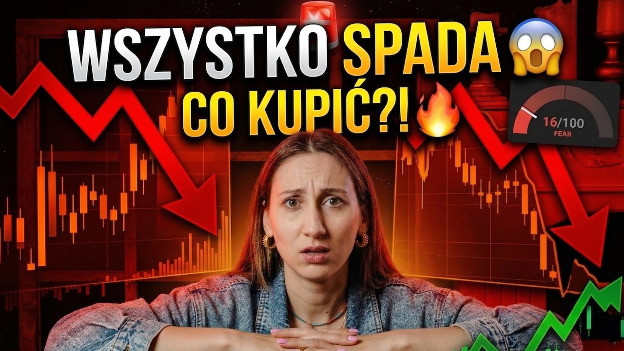 Fear & Greed = 16 😱 Wszyscy sprzedają&hellip; co robią najlepsi?