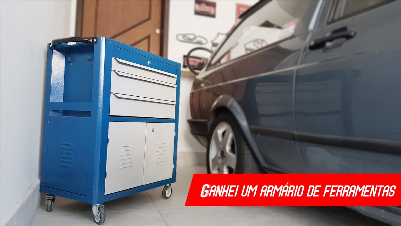 GANHEI UM ARMÁRIO DE FERRAMENTAS DE ANIVERSÁRIO!!!
