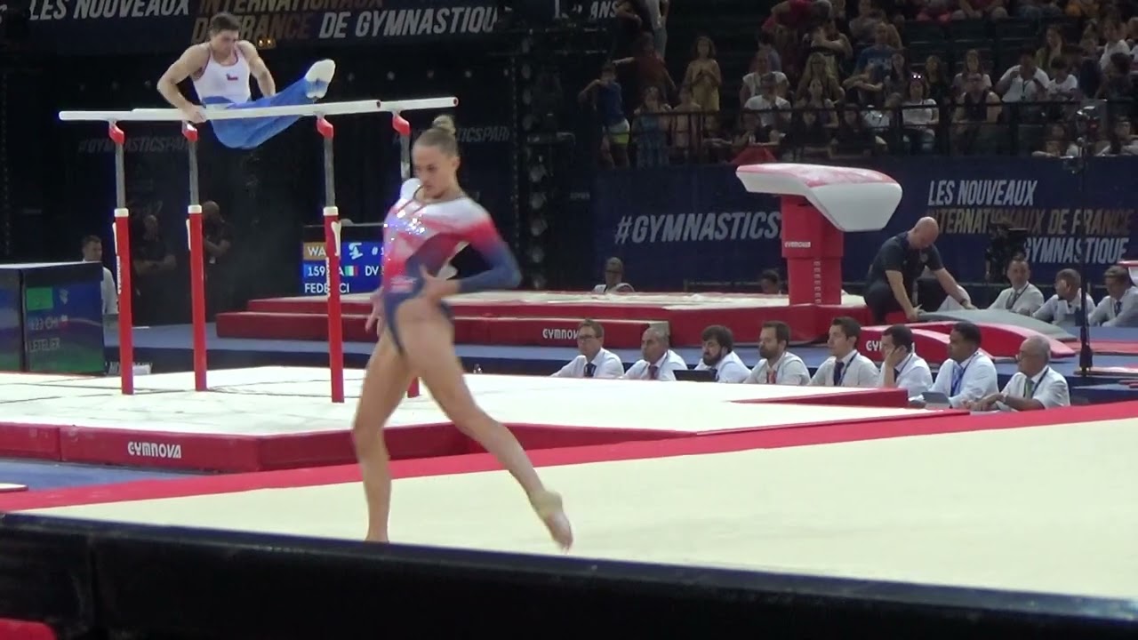 Ruby STACEY (GBR) floor - 2023 French internationals Qualifs