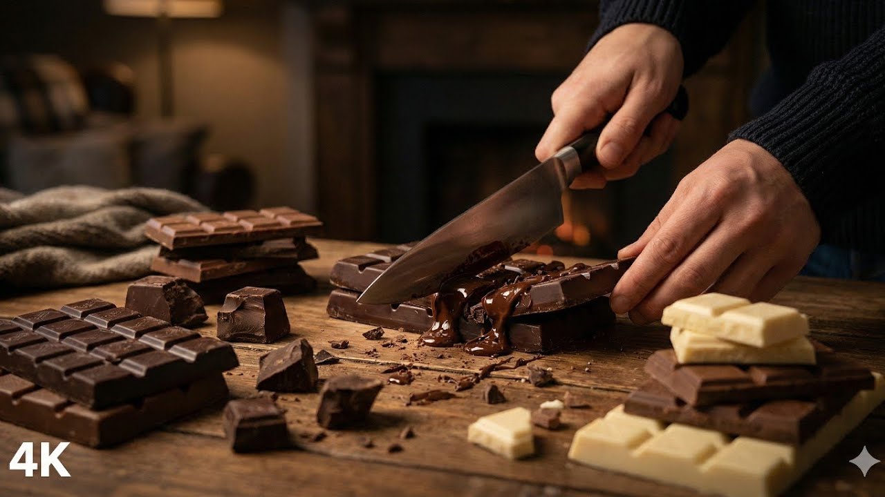 Chocolate Cutting ASMR | So Satisfying