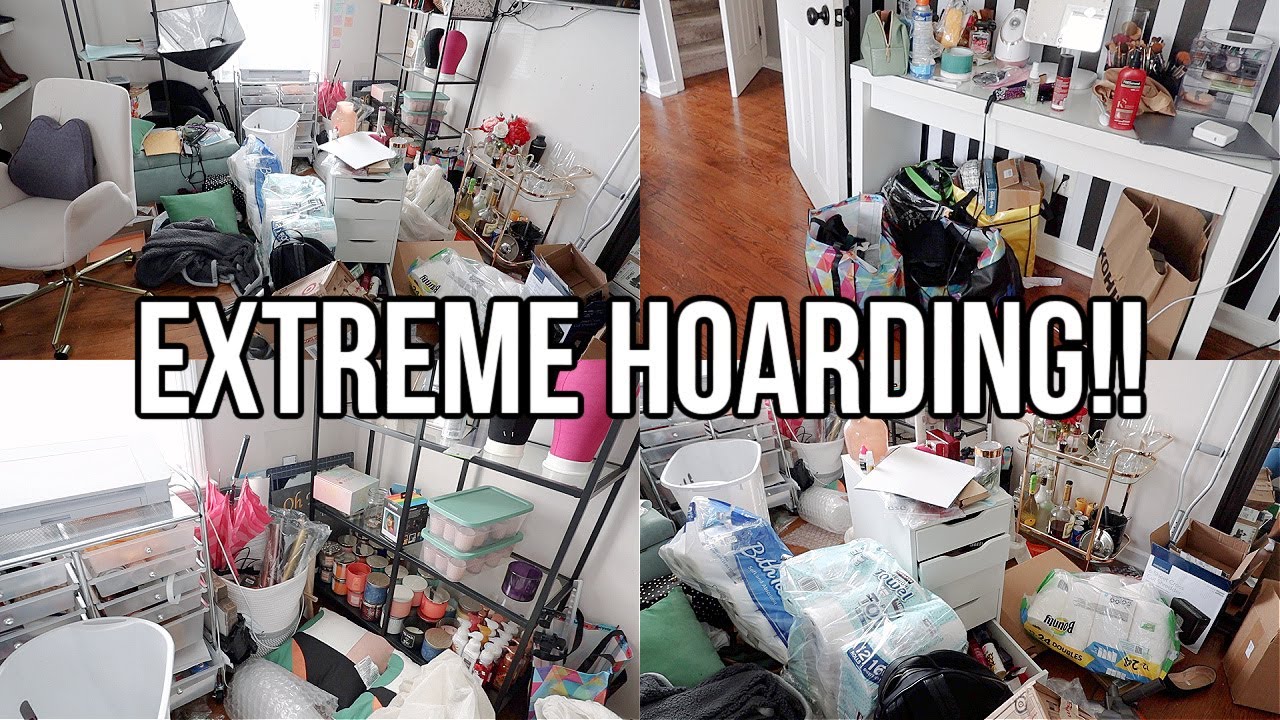 EXTREME HOARDING!! ULTIMATE MESSY HOME OFFICE TRANSFORMATION | CLEAN, DECLUTTER & ORGANIZE WITH ME