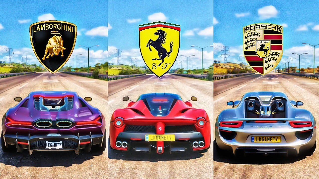 1001Hp Revuelto vs 963Hp LaFerrari vs 887Hp 918 Spyder – Who Wins? | Forza Horizon 5