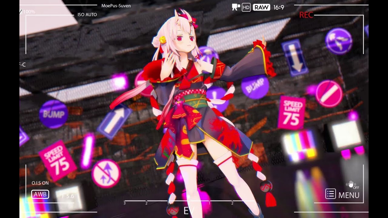 【VTuber MMD／4K／60FPS】Nakiri Ayame【極楽浄土】
