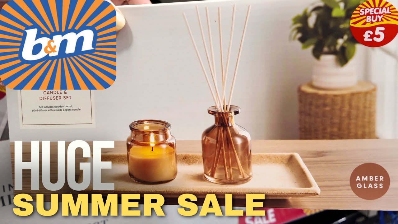 B&M Huge Summer Sale 2025 - Huge Summer Savings on Stylish Homeware