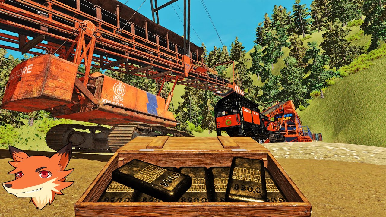 Gold Mining Simulator [FR] Je mine à plein pot avec l'Orange Beast! Il a une capacité folle! #20