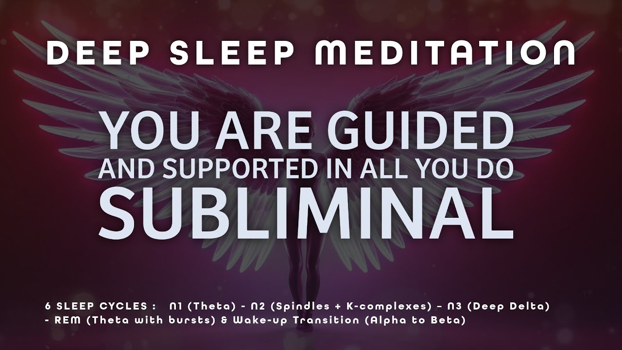 💤 DEEP SLEEP ✨ Celestial Whispers of Light - Angelic Messages ✨ Subliminal Meditation #angels 