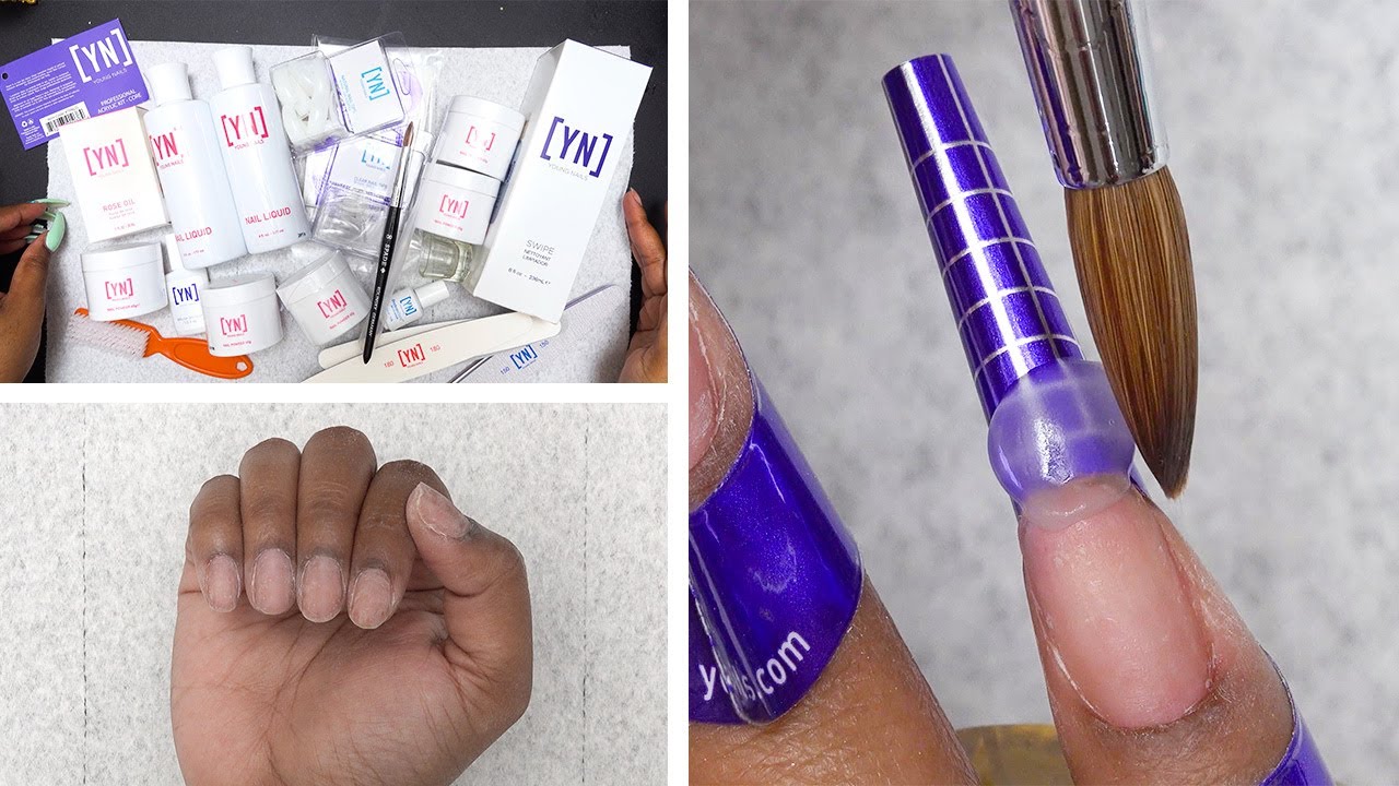 Trying Young Nails Acrylic Nail Kit