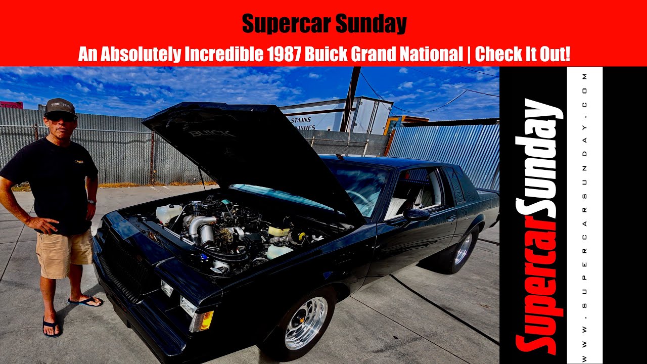 Этот Buick Grand National 1987 года выпуска в идеальном состоянии. Я бы с удовольствием купил так...