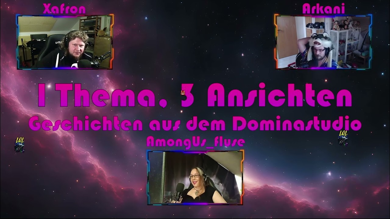 Geschichten aus dem Dominastudio | 1 Thema, 3 Ansichten mit @AmongUs_Fluse