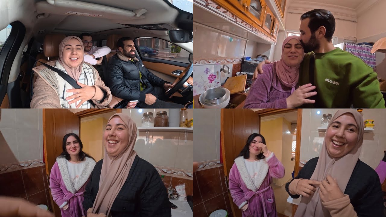 فاجأنا نجاة و وصلنا ايوب لمطار