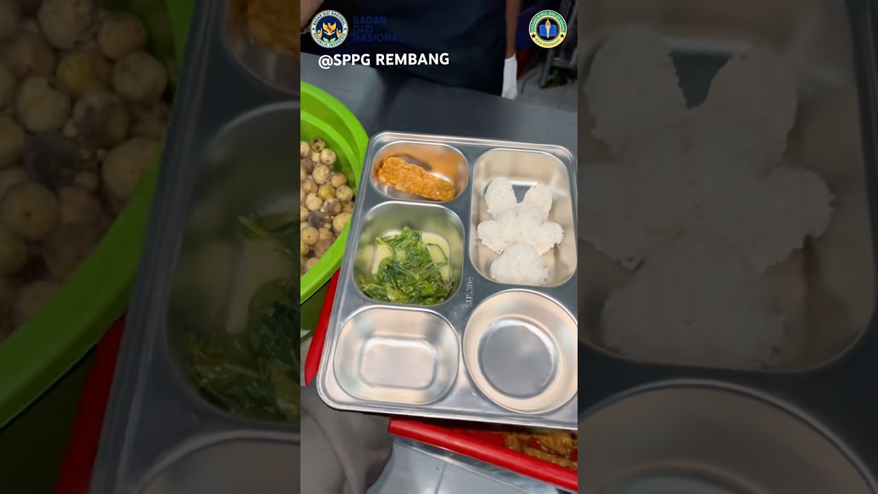 Menu MBG di SPPG REMBANG SARANG KALIPANG #mbg #food #viral #shortvideo