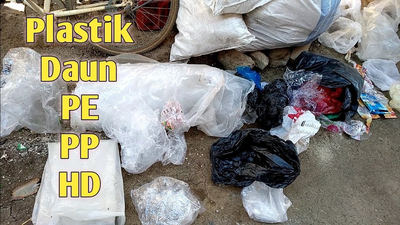 Tutorial memilah plastik Daunan bagi pemula. || Plastik PE,  plastik PP, plastik HD.
