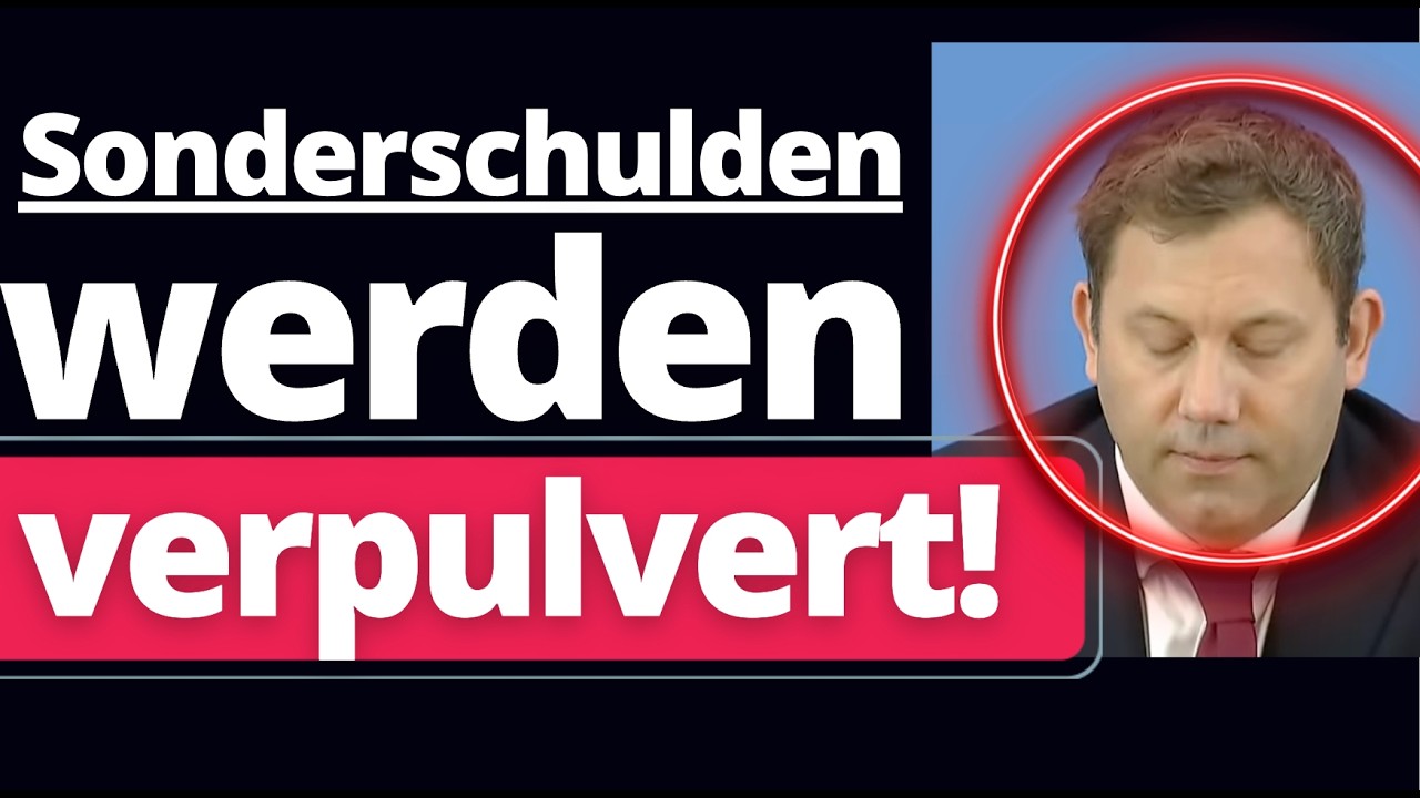 Brisant: Sondervermögen-Betrug! Verfassungsbruch!