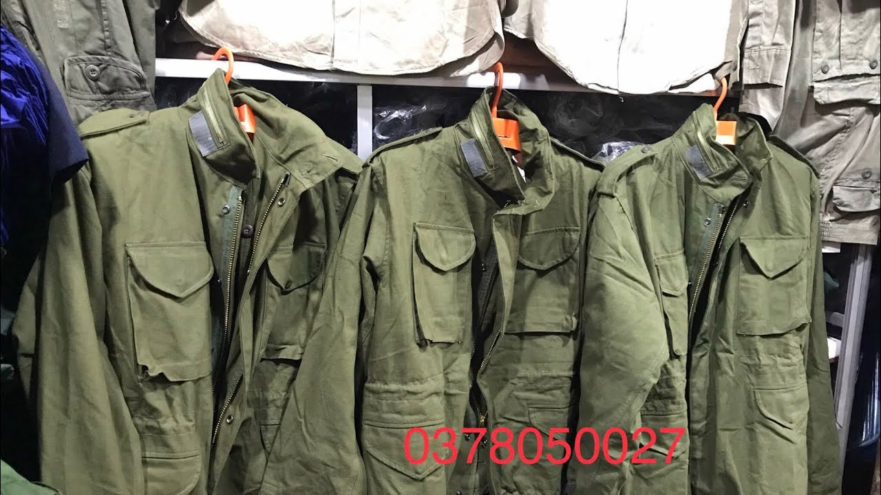 &Aacute;o M65 xanh oliu Th&aacute;i Lan sản xuất  đủ số về rồi ạ 0378050027