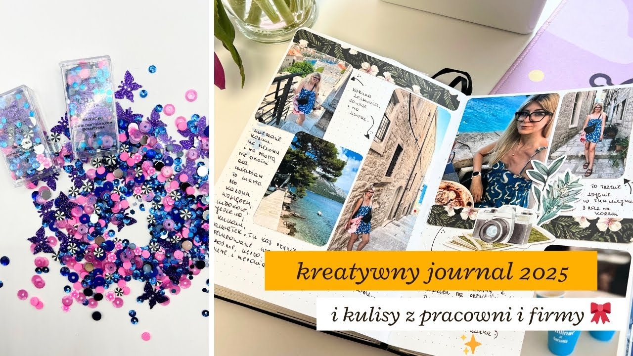 Kreatywny Journal flip through, kartka po kartce 2025 | kulisy pakowania zestawów do rytuału online