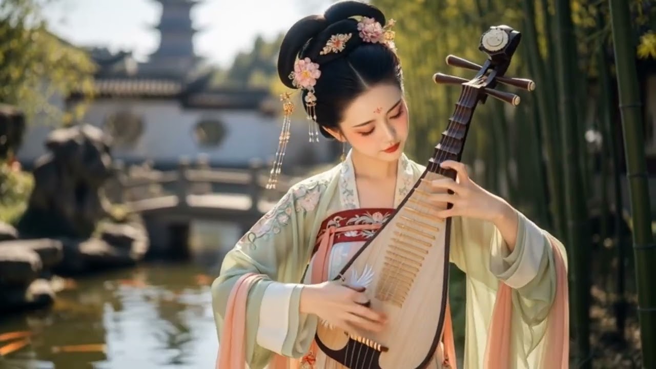 Chinese women play beautiful 