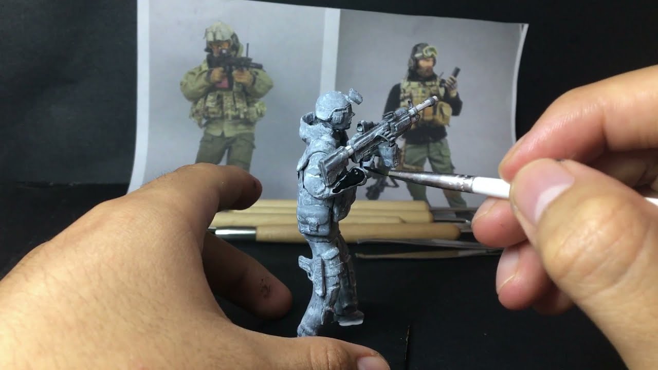 SCULPTING Soldier Seal - Clay ART