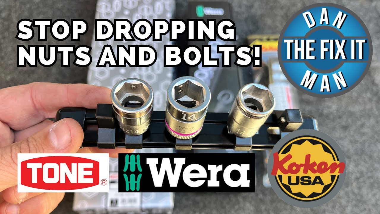 TONE Nut Catch - WERA Holding Function - KO-KEN Nut Grip Socket Sets Unboxing & Review / Socket Hold