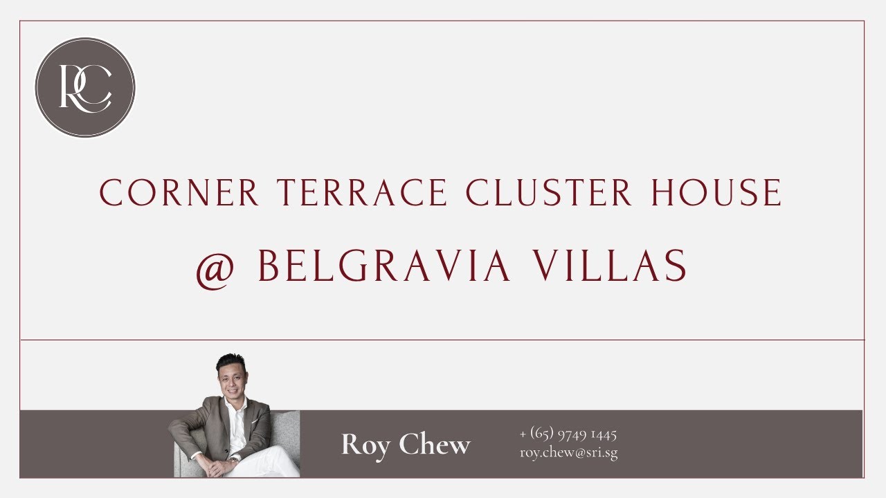 Corner Terrace Cluster House @ Belgravia Villas