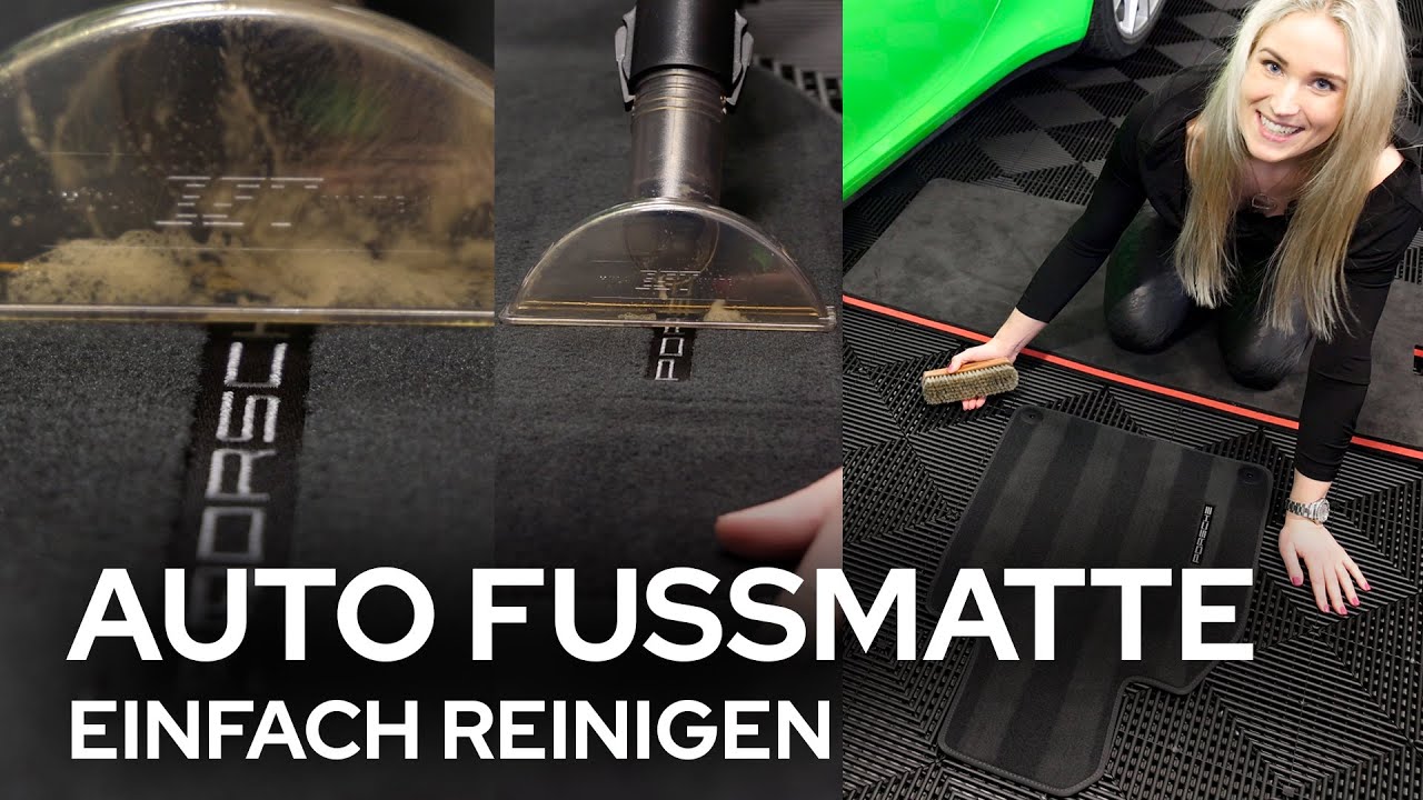 Auto Fußmatte Reinigen wie ein Profi mit Nassauger & Innenraum Reiniger