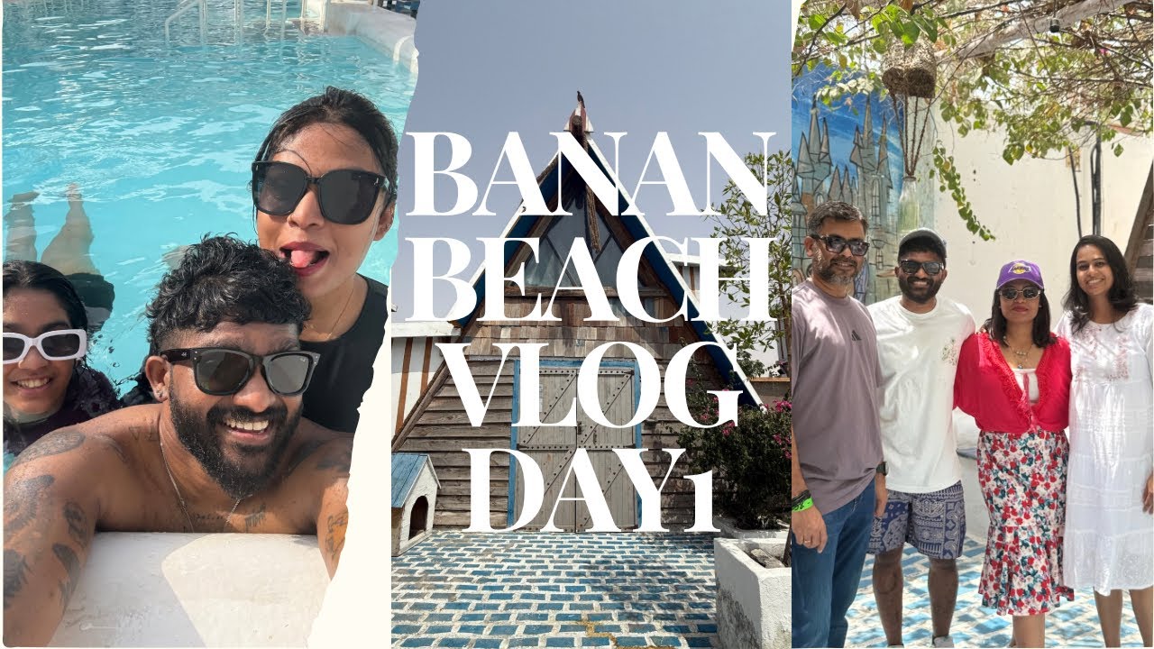 Family Staycation at Banan Beach 🏖️ | Day 1 Vlog – Togetherness & Chill Vibes in Dubai