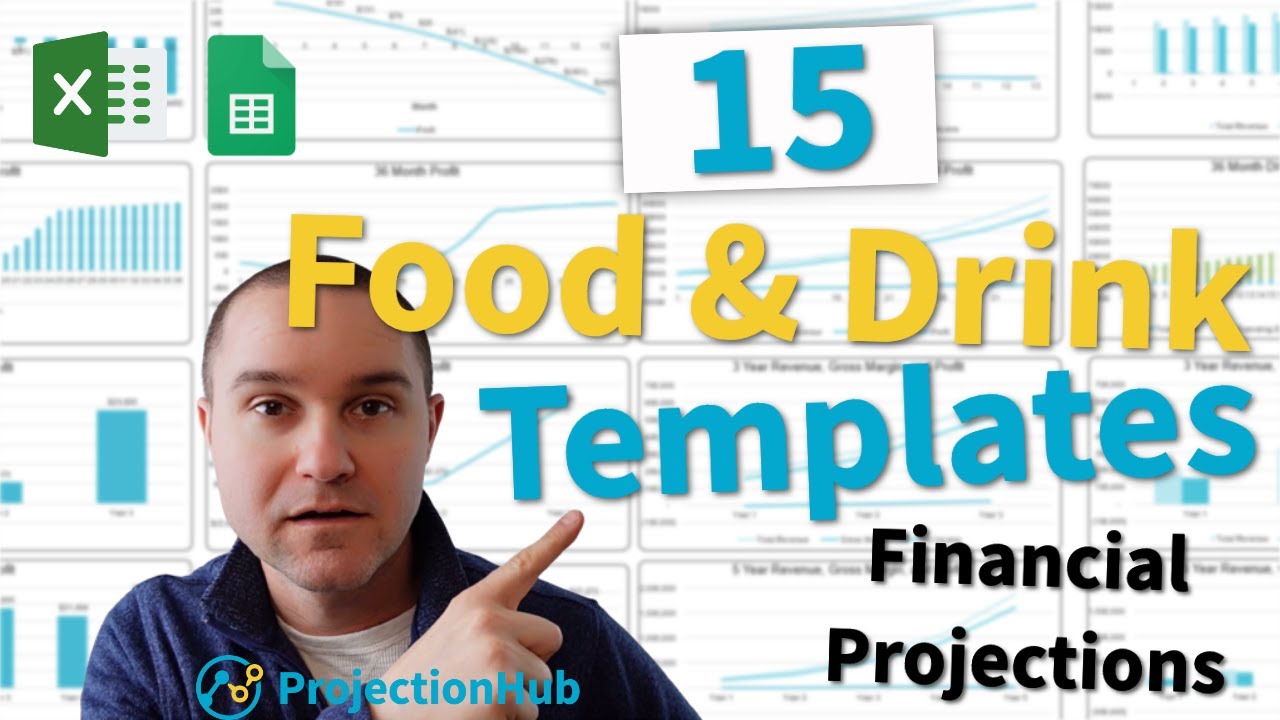 Financial Projection Templates for FOOD & BEVERAGE STARTUPS & SCALEUPS (15 Templates!!)