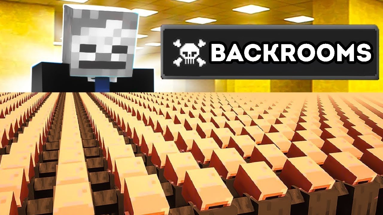 10.000 Vesničanů jsou v BACKROOMS v Minecraftu...