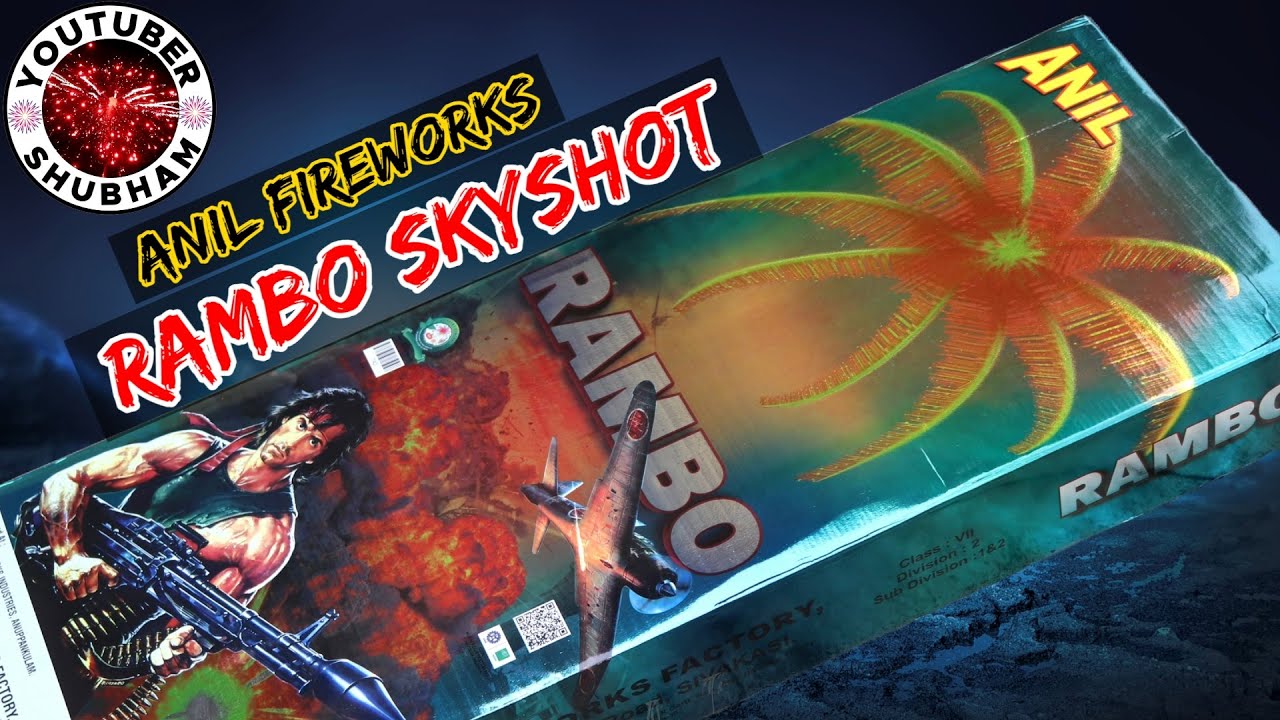 Rambo - Anil Fireworks Big SkyShot Testing for Diwali Shopping 2025