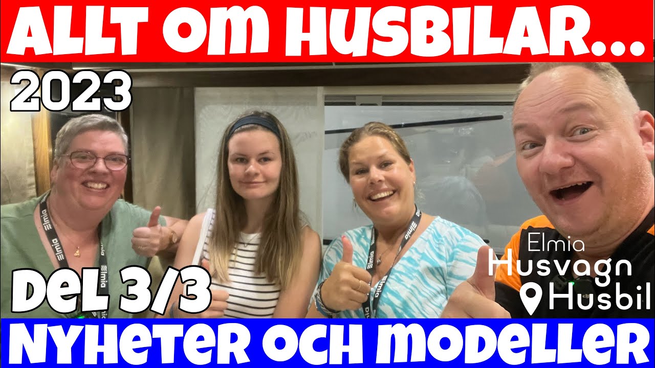 Stora husbilslotsen på Elmia 2023 - Del 3/3 #husbilsliv #husbiltips #kommaframgt #kommaframöl