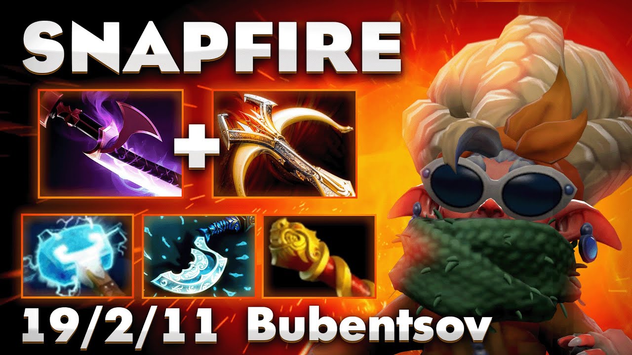 БУБЕНЦОВ НА СНЕПКЕ РАЗДАВИЛ БРУДАПИКЕРА В ДОТА 2 / SNAPFIRE DOTA 2