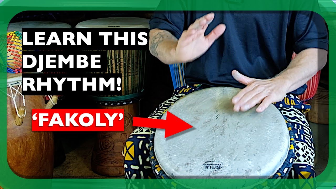 Learn a Traditional Djembe Rhythm from Guinea 🇬🇳 | 'Fakoly'