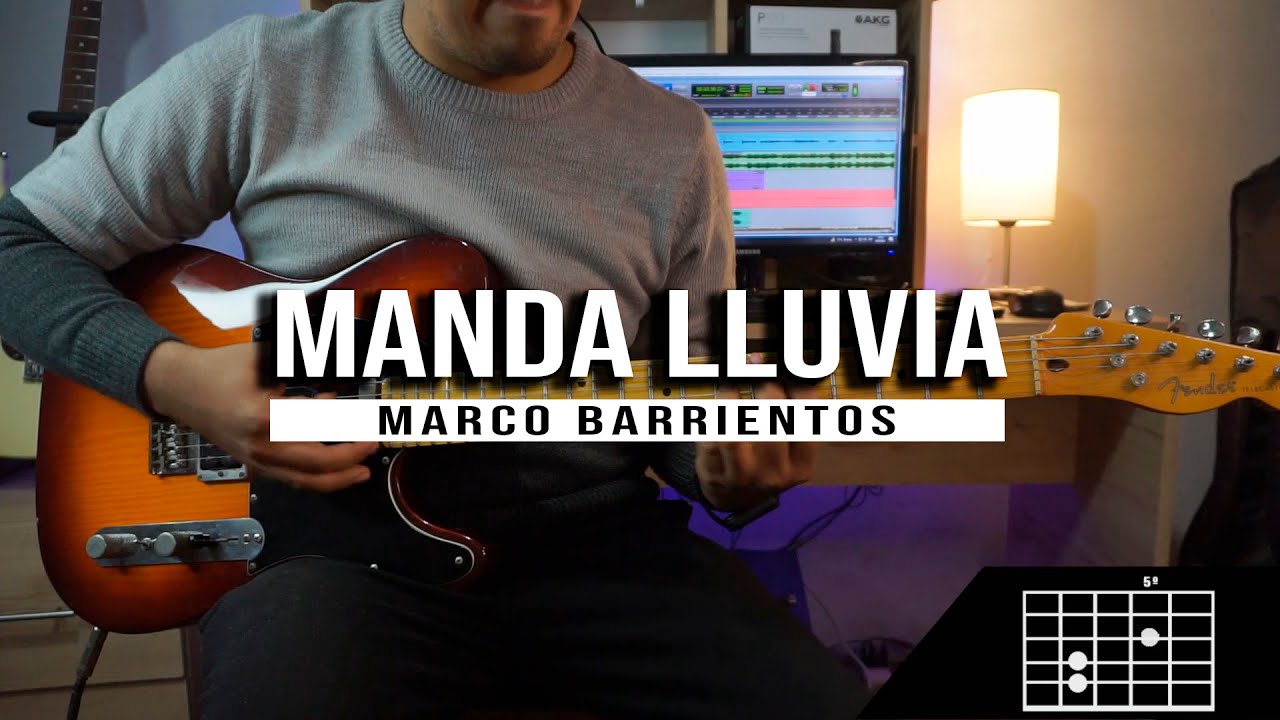 MANDA LLUVIA - COVER | MARCO BARRIENTOS