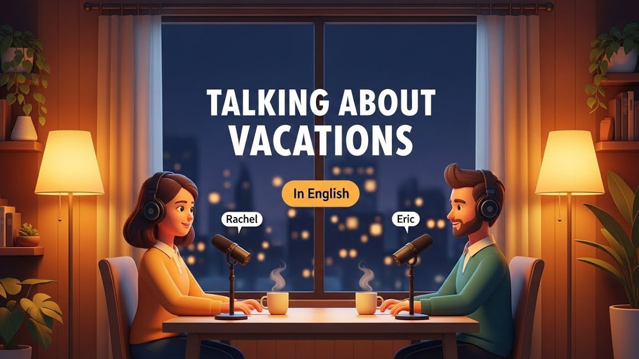 Talk About Vacations in English | Easy Conversation + Repeat Practice (Beginner)